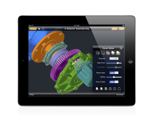 TurboPro Viewer for iOS, from IMSI/Design, is one of many engineering software products built using the dwg-compatible Teigha development platform from the Open Design Alliance. (Source: IMSI/Design)