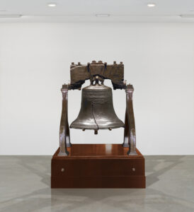 Jeff Koons' Liberty Bell at New York's Whitney Museum. (Source: the Whitney Museum) 