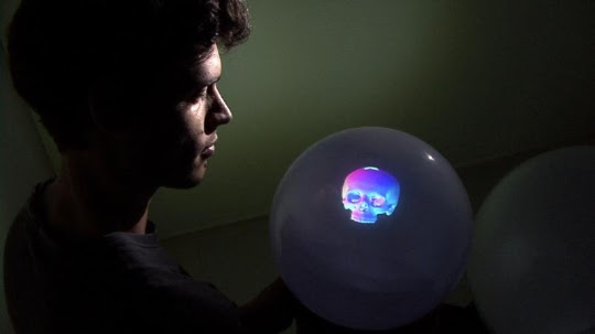 Spheree turns a translucent globe into a high-resolution 3D interactive display. (Source: Siggraph)