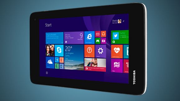 The Toshiba Encore Mini tablet runs Windows 8.1 and sells for $150. (Source: Toshiba)