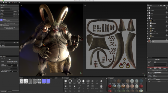 New Substance Painter from Allegorithmic offers a set of 4K tools to create custom game assets. (Source: Allegorithmic)