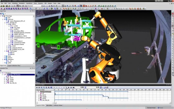 Siemens PLM will use Bentley’s Vortex point cloud technology to improve factory design. (Source: Siemens PLM)