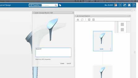 The user interface of SolidWorks Industrial Design. (Source: SolidWorks)