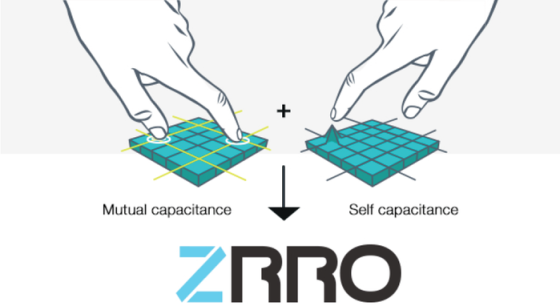 Zrro uses two kinds of capacitance to provide both hover and touch input. (Source: Zrro)