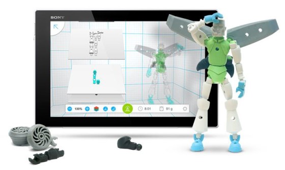 New Autodesk Tinkerplay makes it easy and fun to design 3D action characters which can be 3D printed and assembled. (Source: Autodesk)