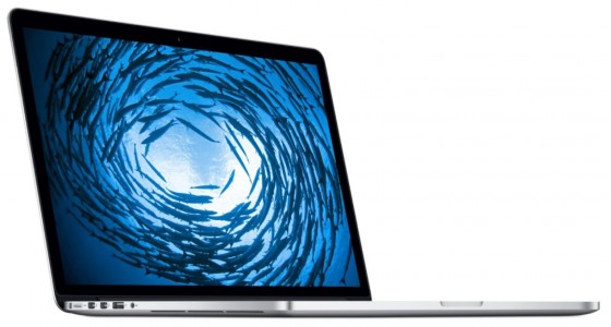 The newest MacBook Pro uses an AMD Radeon R9 GPU for accelerated graphics performance. (Source: Apple)