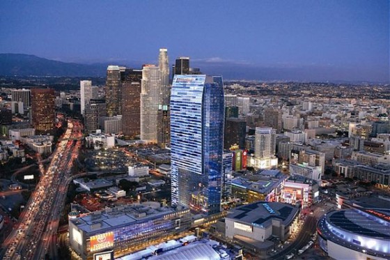 The JW Marriott LA Live, site of the 2015 Jon Peddie Research Siggraph Press Luncheon, is a short walk from the Los Angeles Convention Center. (Source: Marriott) 