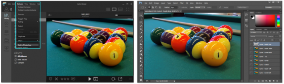 An update to Lytro Desktop makes it easier to edit light field images in Adobe Photoshop, including the use of layers. (Source: Lytro)