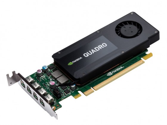 The new SFF-optimized Nvidia Quadro K1200 GPU. (Source: Nvidia) 