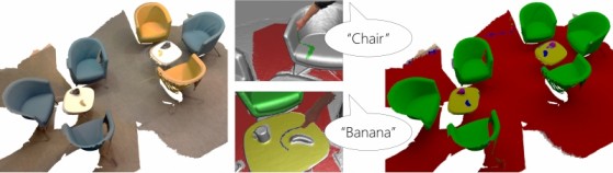 Semantic Paint is an interactive system for labeling real-world objects in virtual reality. (Source: Siggraph) 