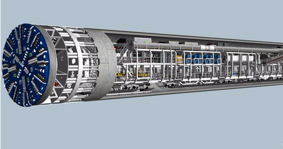 Each of the Herrenknecht tunnelling machines, designed in PTC Creo, weighs up to 1,000 tonnes (Credit: Crossrail)