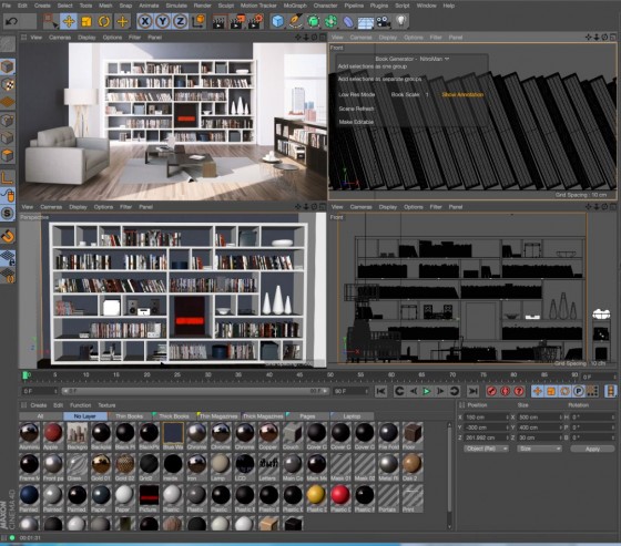 The new Take Systems allows more flexible management of scenes with multiple takes. (Source: Maxon)