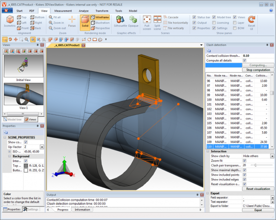 3DViewStation V2015.1 has an all new model tree, which Kisters says will accelerate the use of extremely large assemblies. (Source: Kisters Software)