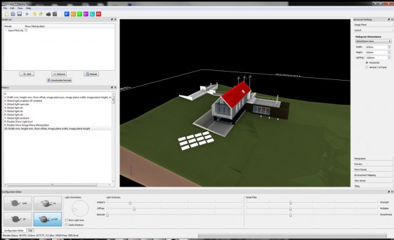 3D Hologram Creator is a Revit plug-in, so the entire process of preparing a holographic model takes place inside Revit. (Source: Zebra Imaging)