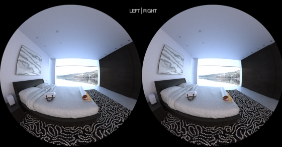 Maxwell Render V3.2 introduces virtual reality lens effects. (Source: Next Limit Technologies) 