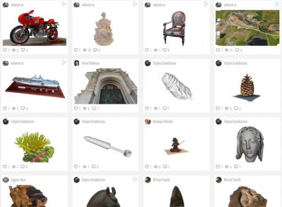 New Memento Gallery allows users to share their work with other Memento users. (Source: Autodesk)