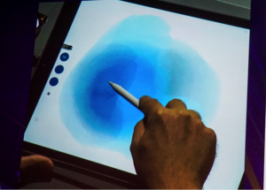 Eric Snowden demos iPad Pro and Sketch