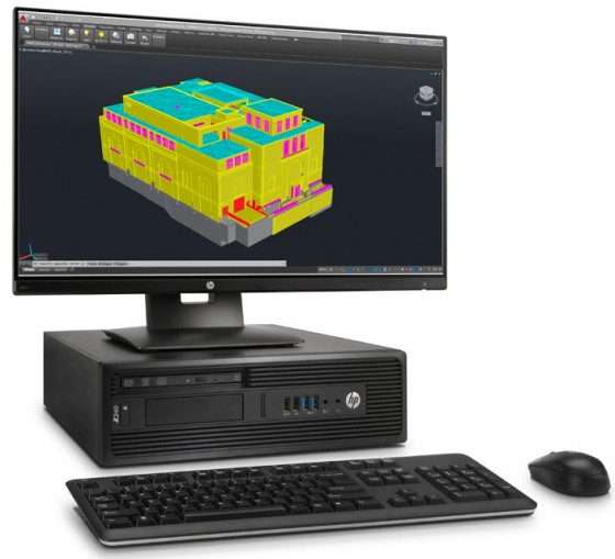 The HP Z240 workstation. (Source: HP)