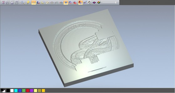 The newest release of ArtCAM includes new tools for working with vectors. (Source: Autodesk Delcam)