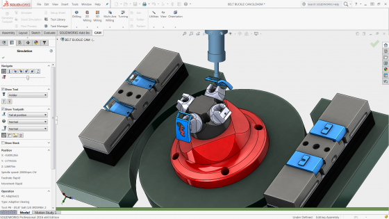HSMWorks’ 3+2 and 5 Axis brings CAD and CAM together in a unified design-to-manufacturing solution inside SolidWorks. (Source: Autodesk) 