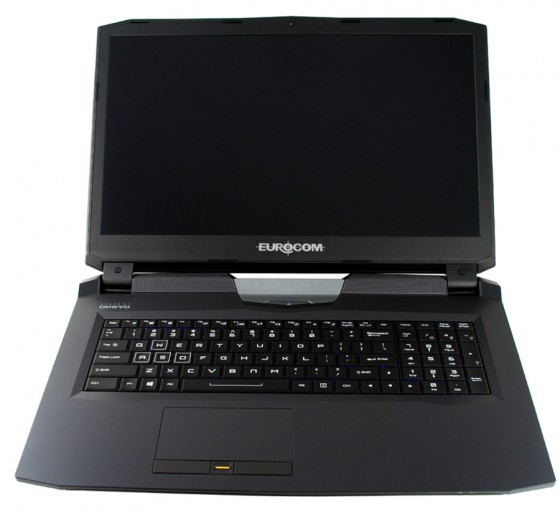 The Eurocom Sky DLX7 can support up to four active 4K displays. (Source: Eurocom) 