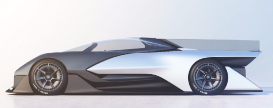 The first Faraday Future concept car, the FFZERO1, made its debut at CES 2016. (Source: Faraday Future)