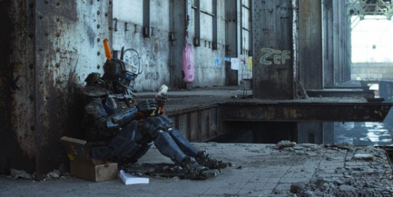 Chappie, the automaton with attitude, was created with a custom IK solver built by Image Engine. (Source: Image Engine) 