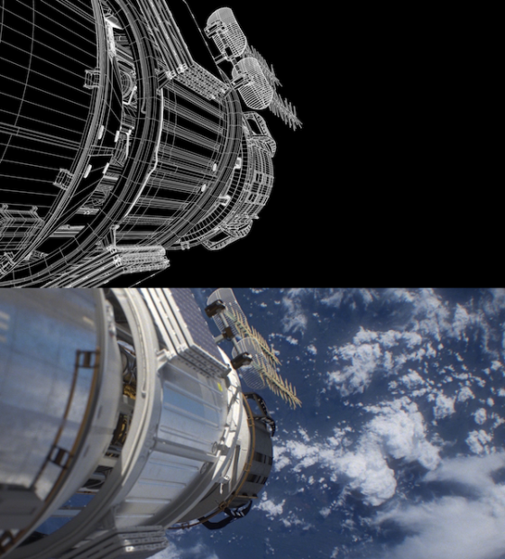 Satellites Over Hawaii With Redshift Graphicspeak