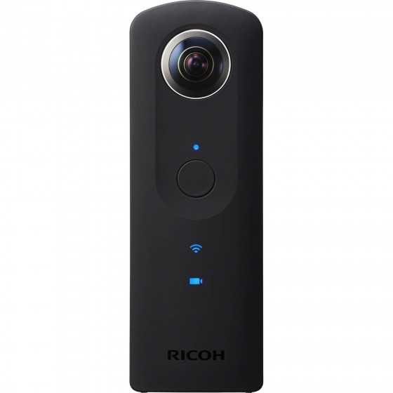 The Ricoh Theta S virtual reality camera. (Source: Ricoh)