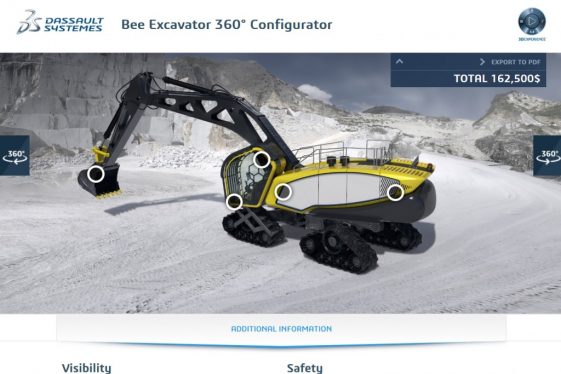 Caterpillar bought the Dassault Systèmes 3D Experience platform “Single Source for Speed” during the second quarter. (Source: Dassault Systèmes) 