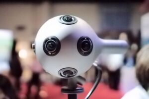 Nokia Technologies' very photogenic Ozo camera. (Source: JPR)