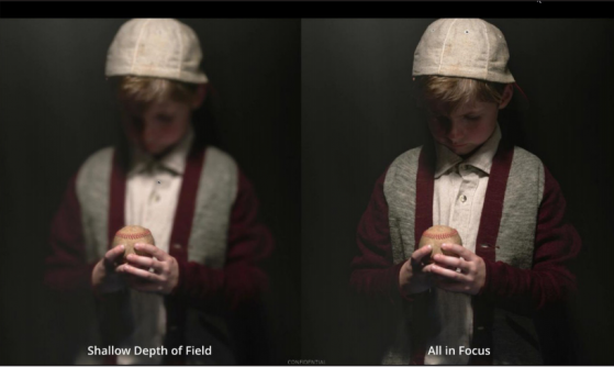Lytro gives photographers the option to change depth of field after the shot has been taken. (Source: Lytro)