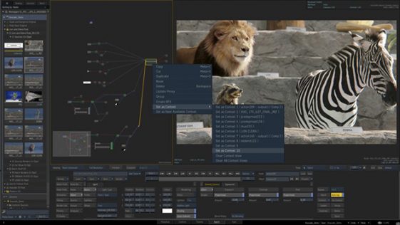 Flame 2016 takes advantage of its new Stingray game engine technology to enable 3D composites in Action mode. (Source: Autodesk)