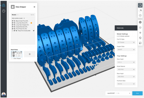 3d printing grabcad software solidworks stratasys models printer cad parts preparation fortus production automate professional tech optimize routines repair 450mc