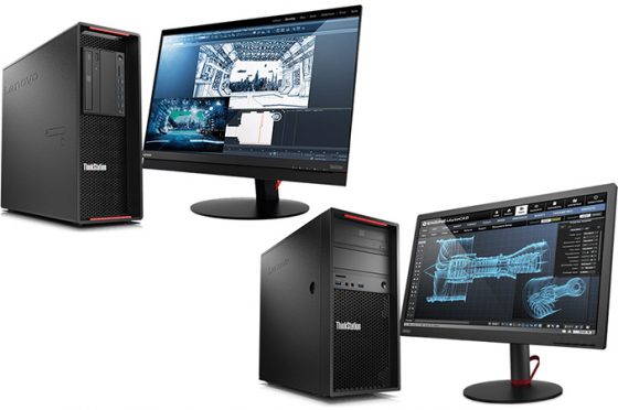 Lenovo Xeon E5 P410 and P510 workstations. (Source: Lenovo) 