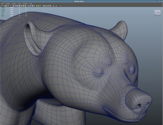 This little piggy was subdivided; OpenSubdiv at work. (Source: Disney/Pixar)