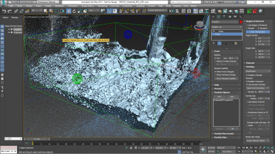 The update to Frost MX includes under-the-hood improvements that speed working with complex particle meshes. (Source: Thinkbox Software)