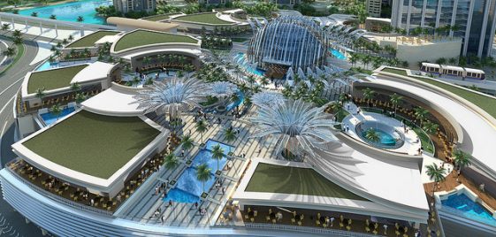 Rasana Engineering used Bentley products in the engineering analysis of all steel structures in the Nakheel Mall project on an artifical island off the coast of Dubai, UAE. Rasana says the use of Bentley software created a 15% savings in design time, and helped to economize on a majority of structural sections. (Source: Bentley Systems) 