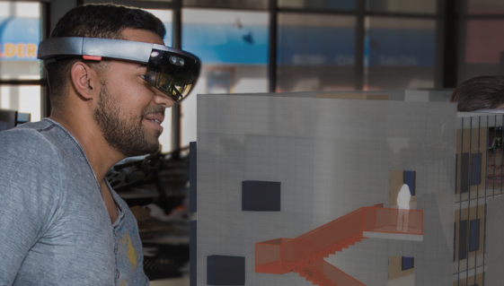 SketchUp View for HoloLens provides a new “mixed reality” approach to construction design review. (Source: Trimble)