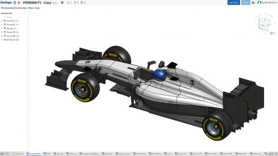 perrinn f1 cad model download