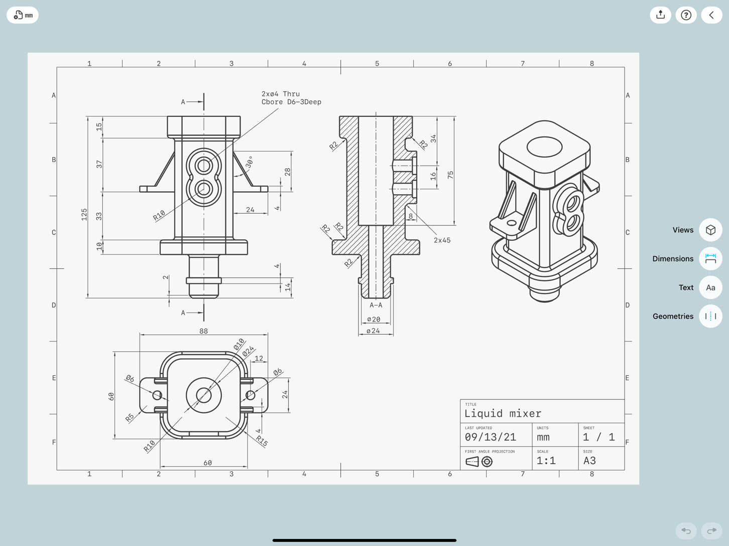 3d model from 2d drawing - 2 - Share your creations - Shapr3D