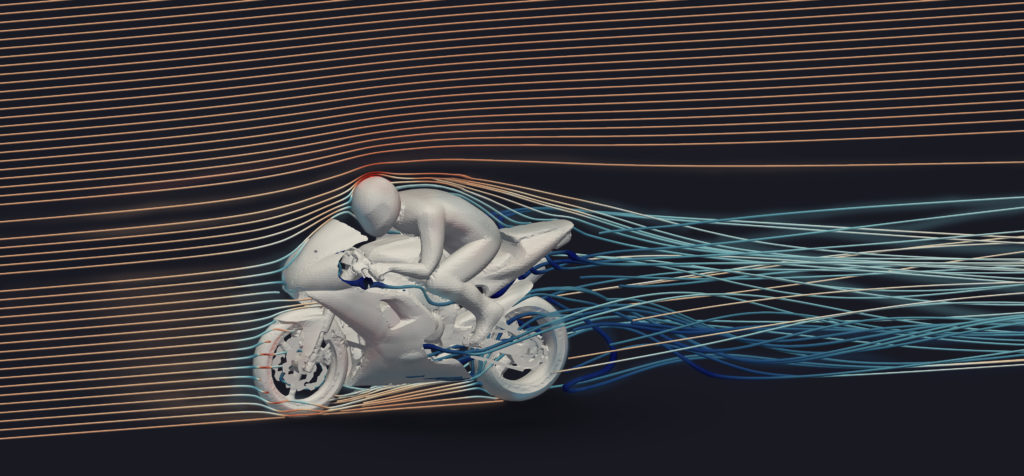 Moto Race in CFD