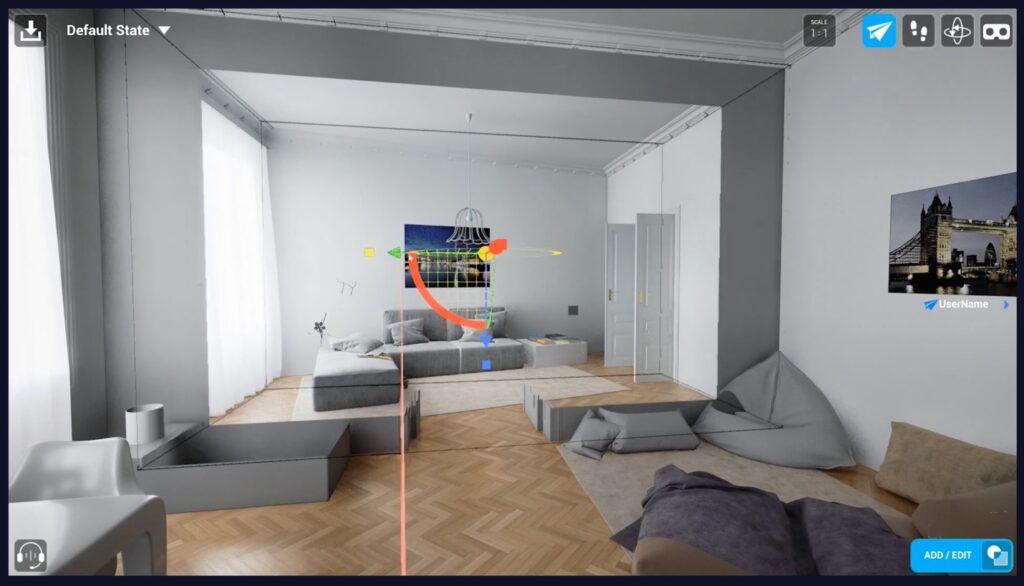 Annotating in the Collab Viewer in Unreal Engine