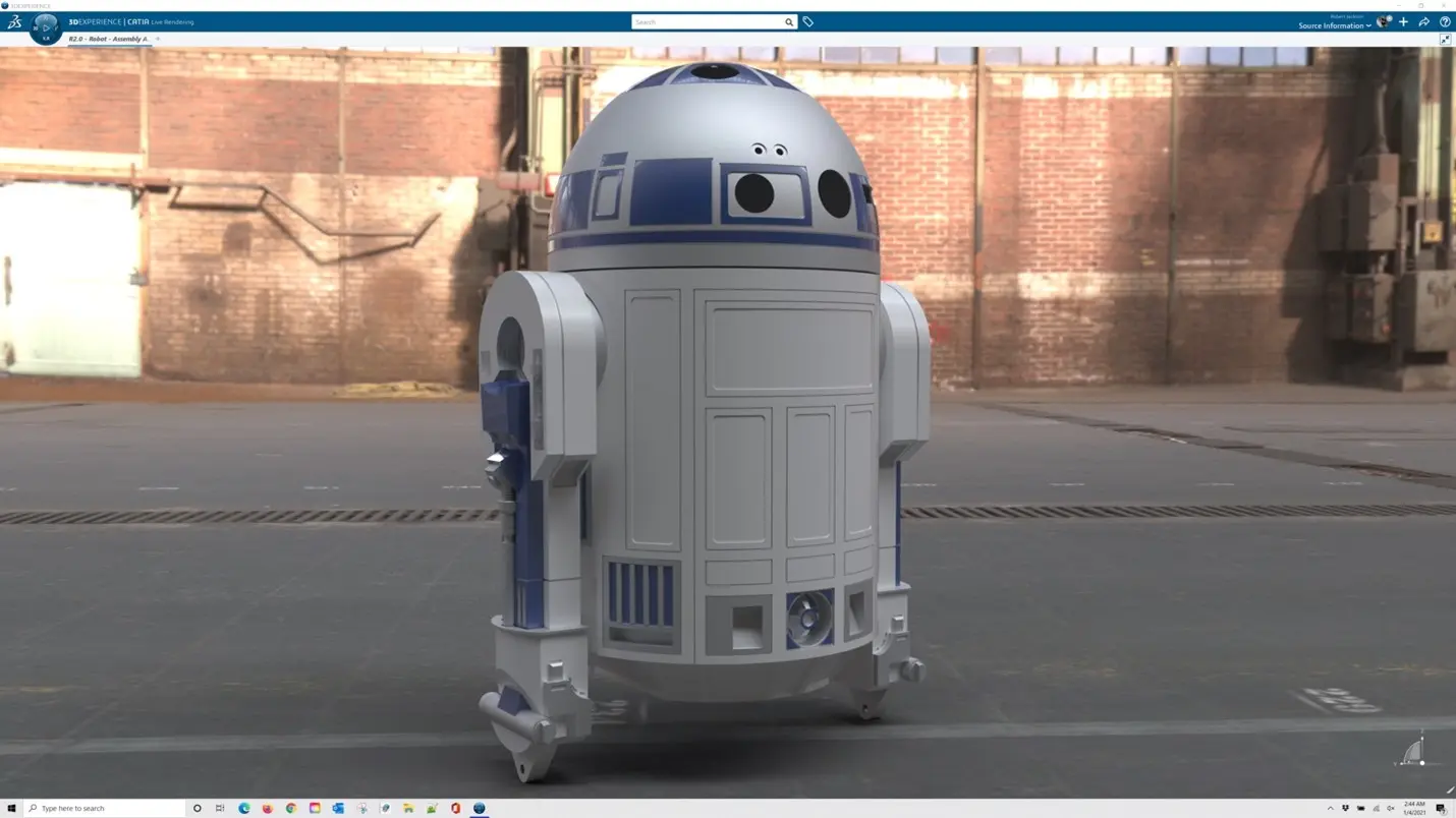 Original' R2-D2 droid made of parts from four Star Wars movies