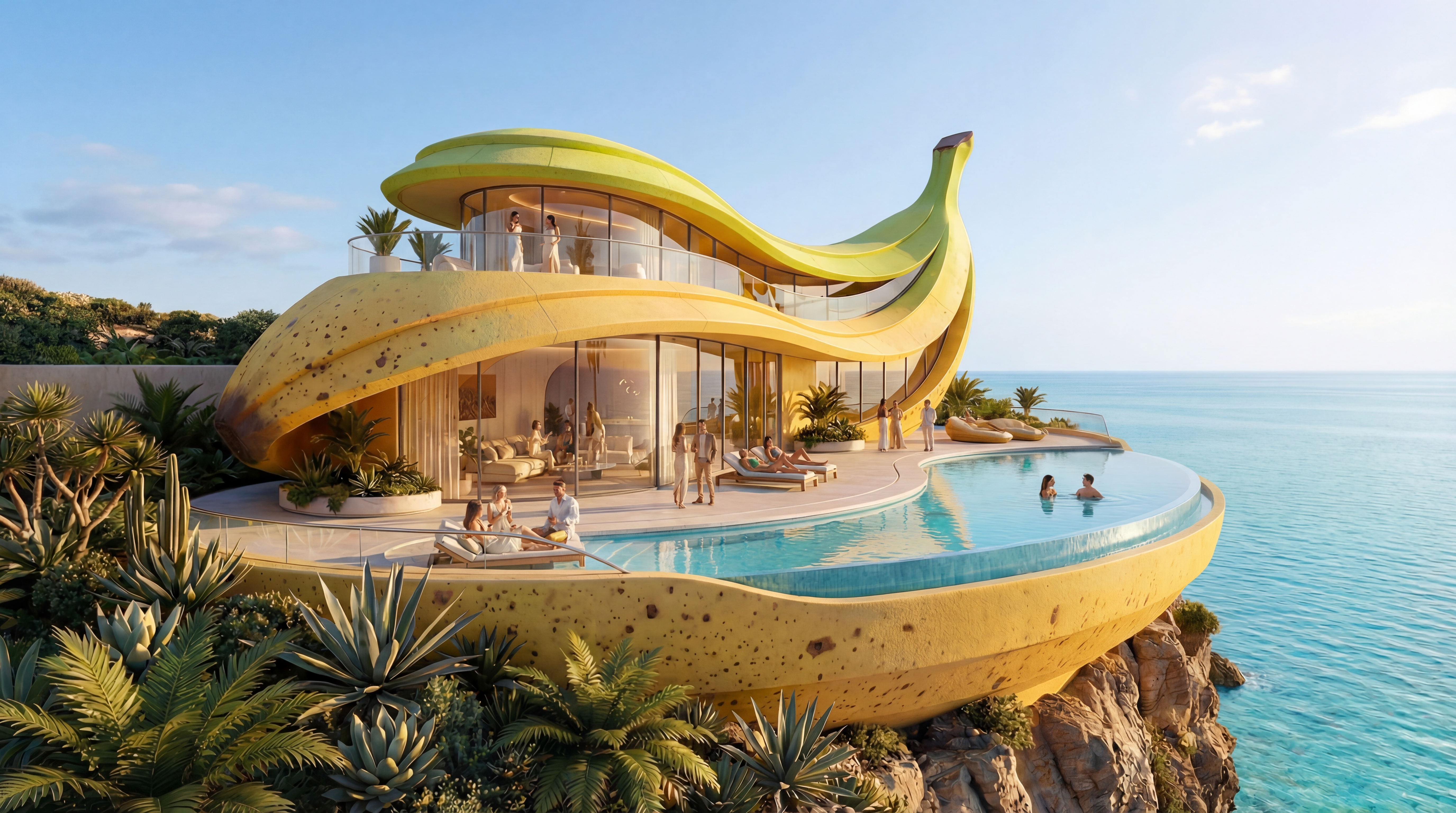 Banana-themed architecture